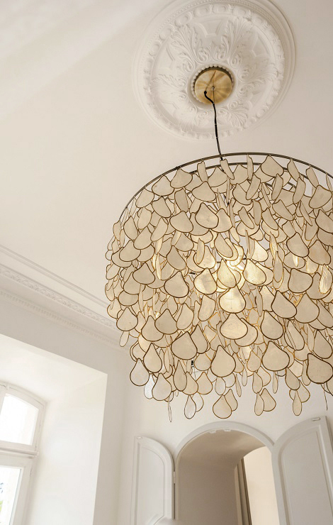 A.M.A Selections office detail - chandelier